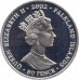 50 пенсів, Фолклендські острови, 2002 – “Коронаційні Регалії”. Із сертифікатом автентичності. Законний платіжний засіб (50063)